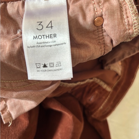 MOTHER corduroy The Tomcat Ankle Jeans in Rich Brown - Picture 13 of 16